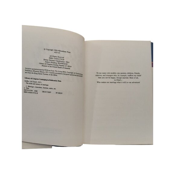 The Mirth And Misery Of Marriage By Lib Uzzell Griffin Hardcover Book - Picture 3 of 5
